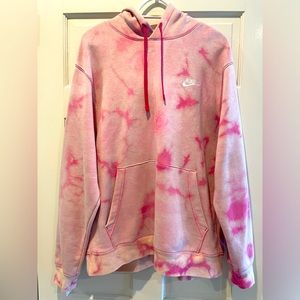 Nike Custom Designed Pink Cloud Men’s Hoodie Size XL